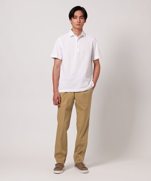 UNITED ARROWS(ユナイテッドアローズ)の「タイプライター スリムテーパード サイドシャーリング 1プリーツ パンツ -ストレッチ-(その他パンツ・メンズ・オリーブ/ベージュ/ネイビー・44/46/48/50/52)」の18枚目の写真