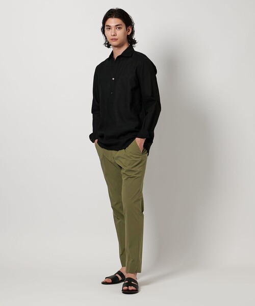 UNITED ARROWS(ユナイテッドアローズ)の「タイプライター スリムテーパード サイドシャーリング 1プリーツ パンツ -ストレッチ-(その他パンツ・メンズ・オリーブ/ベージュ/ネイビー・44/46/48/50/52)」の20枚目の写真