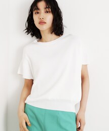 さらさらフレアスリーブサマーニット【毛玉になりにくい/UV/洗濯機OK】