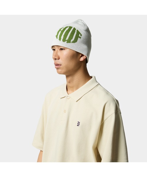 HUF(ハフ)の「D ZONE BEANIE(ニットキャップ/ビーニー・メンズ・ブルー系その他/ブラック/ナチュラル・O/S)」の9枚目の写真