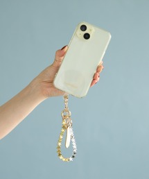 HASHIBAMI（ハシバミ）の「【HASHIBAMI】天然石(ミックス)スター スマホハンドストラップ（スマホグッズ）」