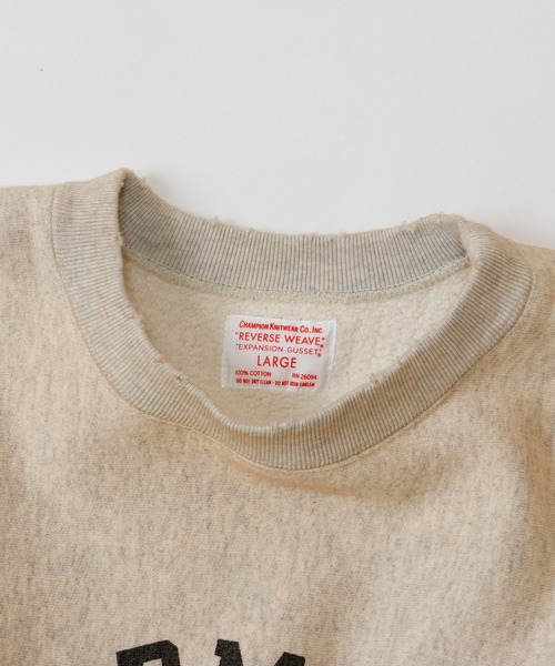 Champion(チャンピオン)の「【Champion/チャンピオン】メンズ TRUE TO ARCHIVES リバースウィーブ(R) 2ndパテントモデル クルーネックスウェットシャツ(スウェット・メンズ・シルバーグレー/ダークグリーン/マルーン・LARGE/X-LARGE/MEDIUM)」の6枚目の写真