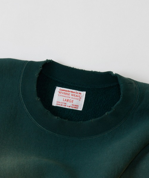 Champion(チャンピオン)の「【Champion/チャンピオン】メンズ TRUE TO ARCHIVES リバースウィーブ(R) 2ndパテントモデル クルーネックスウェットシャツ(スウェット・メンズ・シルバーグレー/ダークグリーン/マルーン・LARGE/X-LARGE/MEDIUM)」の9枚目の写真