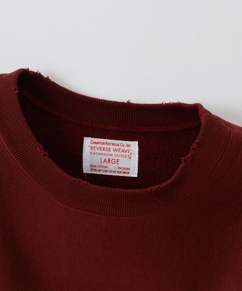 Champion(チャンピオン)の「【Champion/チャンピオン】メンズ TRUE TO ARCHIVES リバースウィーブ(R) 2ndパテントモデル クルーネックスウェットシャツ(スウェット・メンズ・シルバーグレー/ダークグリーン/マルーン・LARGE/X-LARGE/MEDIUM)」の12枚目の写真