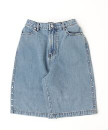 AFB エーエフビー ストレート スタッズ デニムパンツ M ブラック AFB / エーエフビー】STUDDED DENIM CARGO PANTS（デニムパンツ