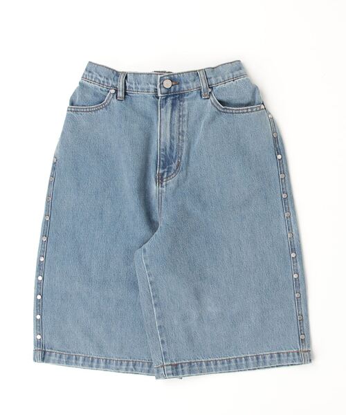 AFB/エーエフビー/STUDDED WIDE SHORTS（デニムパンツ）｜AFB