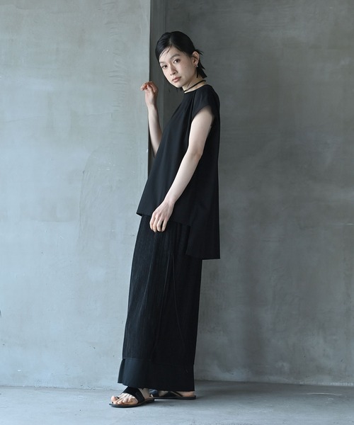 funda mine（ファンダマイン）の「【日本製】リバーシブルラメ糸ロングスカート（スカート・レディース・その他/ブラック・FREE）」の16枚目の写真