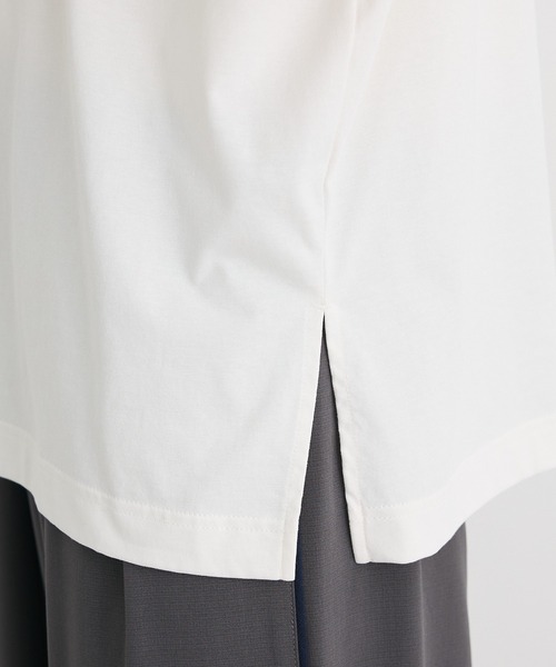 CRAFT STANDARD BOUTIQUE（クラフトスタンダードブティック）の「接触冷感/UVカット レースシアーTシャツ（Tシャツ/カットソー・レディース・ホワイト/ブラック/グリーン・FREE）」の14枚目の写真