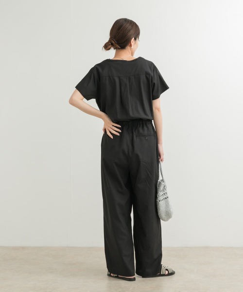 新品　アーバンリサーチドアーズ　リネンコンビネゾン　麻　オールインワン　ベージュ URBAN RESEARCH DOORS（アーバンリサーチドアーズ）の「リネン