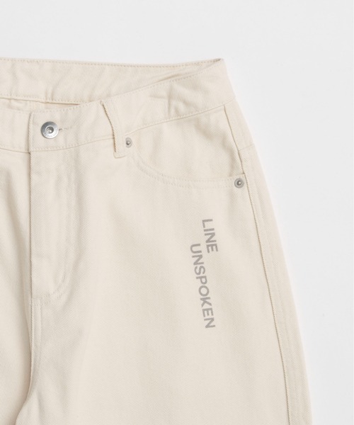 Low Waist Photo Print Denim Pants/ローウエストフォトプリント