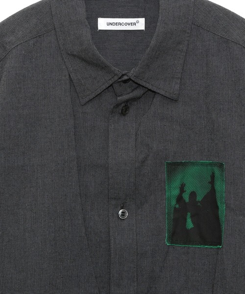 UNDERCOVER（アンダーカバー）の「UP2E4402（シャツ/ブラウス・メンズ・ブラウン系その他/チャコール・3/4/2）」の4枚目の写真