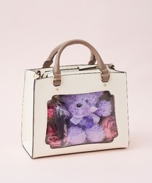 & chouette | ≪推し事バッグ≫クリアポケット付きビジューぬいぐるみバッグ(ハンドバッグ)