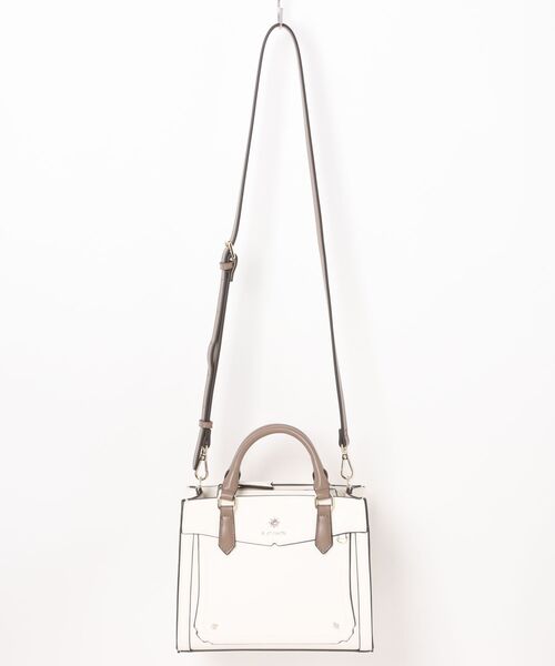 & chouette(アンドシュエット)の「≪推し事バッグ≫クリアポケット付きビジューぬいぐるみバッグ(ハンドバッグ・レディース・ブラック/ピンク/オフホワイト/ダルブルー系/ラベンダー・FREE)」の11枚目の写真