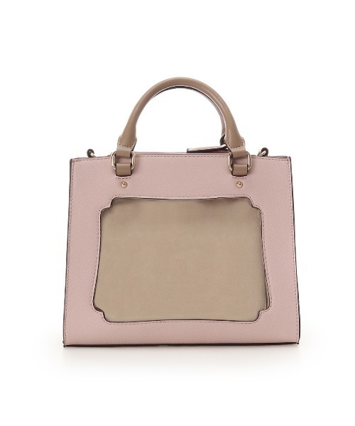 & chouette(アンドシュエット)の「≪推し事バッグ≫クリアポケット付きビジューぬいぐるみバッグ(ハンドバッグ・レディース・ブラック/ピンク/オフホワイト/ダルブルー系/ラベンダー・FREE)」の19枚目の写真