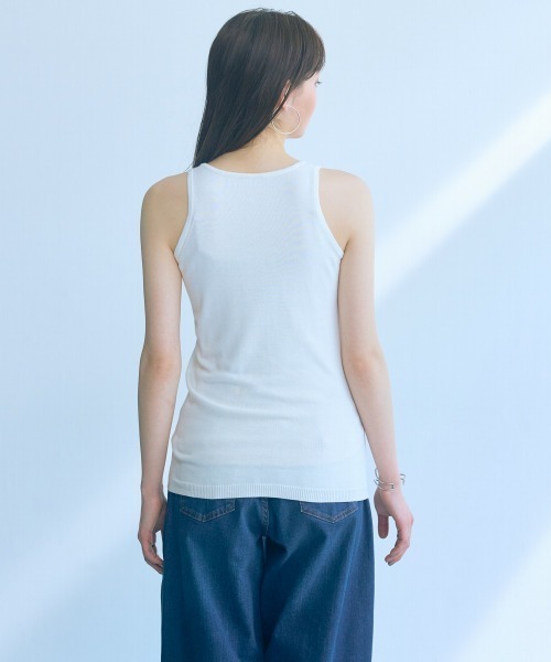 slattgir(スラットジール)の「高身長 ニットアンサンブル(トールサイズ)Essenave(タンクトップ・レディース・ベージュ系/ブラック系・TLL/TM/T3L/TL/T5L/T4L)」の19枚目の写真