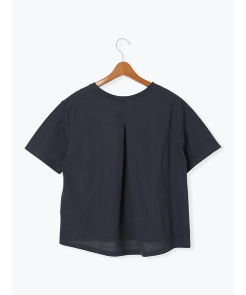 Lugnoncure（ルノンキュール）の「プレーティングバックシャンTシャツ（Tシャツ/カットソー・レディース・チャコールグレー/グリーン/オフホワイト/ブラック/ベージュ・F）」の11枚目の写真