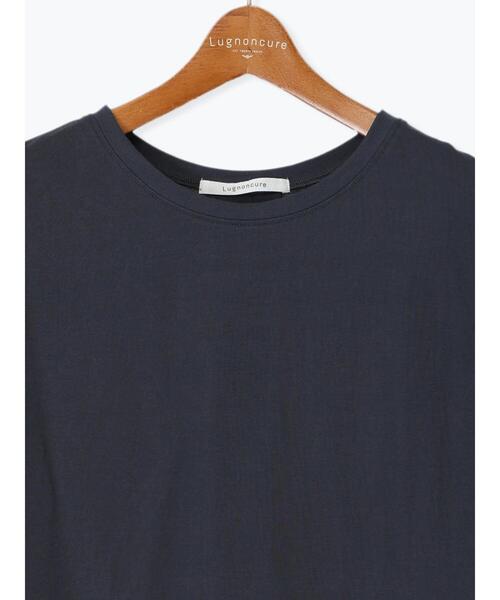 Lugnoncure（ルノンキュール）の「プレーティングバックシャンTシャツ（Tシャツ/カットソー・レディース・チャコールグレー/グリーン/オフホワイト/ブラック/ベージュ・F）」の10枚目の写真