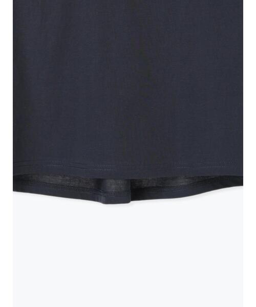 Lugnoncure（ルノンキュール）の「プレーティングバックシャンTシャツ（Tシャツ/カットソー・レディース・チャコールグレー/グリーン/オフホワイト/ブラック/ベージュ・F）」の8枚目の写真