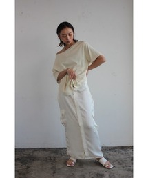 AGAWD（アガウド）の「【 AGAWD / アガウド 】Satin Cargo Skirt / サテンカーゴスカート　★（スカート・メンズ）」