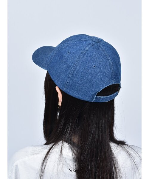 Import & Select(インポートアンドセレクト)の「【Nevernotworking】ロゴデニムキャップ(キャップ・メンズ・ダークインディゴブルー・フリー)」の6枚目の写真