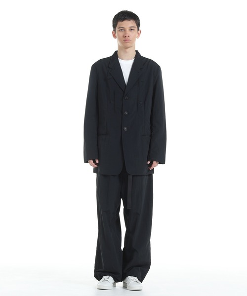 Y-3(ワイスリー)の「Y-3 NYLON BLAZER(テーラードジャケット・メンズ・ブラック・X-SMALL/MEDIUM/LARGE/SMALL/X-LARGE)」の3枚目の写真