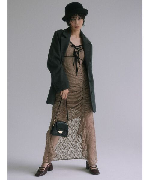 RESEXXY（リゼクシー）の「スクエアトゥメリージェーン（パンプス・レディース・レッド/ブラウン・SMALL/MEDIUM/LARGE）」の22枚目の写真