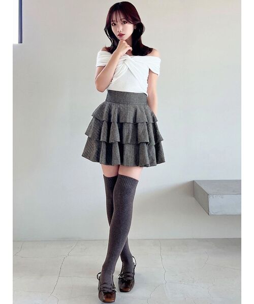 RESEXXY（リゼクシー）の「スクエアトゥメリージェーン（パンプス・レディース・レッド/ブラウン・SMALL/MEDIUM/LARGE）」の21枚目の写真