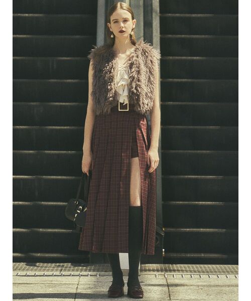 RESEXXY（リゼクシー）の「スクエアトゥメリージェーン（パンプス・レディース・レッド/ブラウン・SMALL/MEDIUM/LARGE）」の6枚目の写真