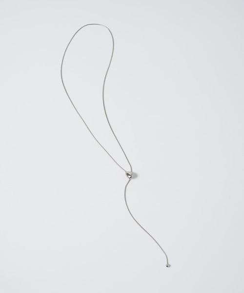 collex（コレックス）の「【dignif】【金属アレルギー対応】スライドY字ネックレス（ネックレス・レディース・シルバー/ゴールド・フリー）」の4枚目の写真