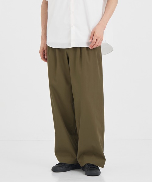 パンツ MARKAWARE PLEATED WIDE TROUSERS MARKAWARE/マーカウェア】別注 TRIPLE PLEATED WIDE TROUSERS