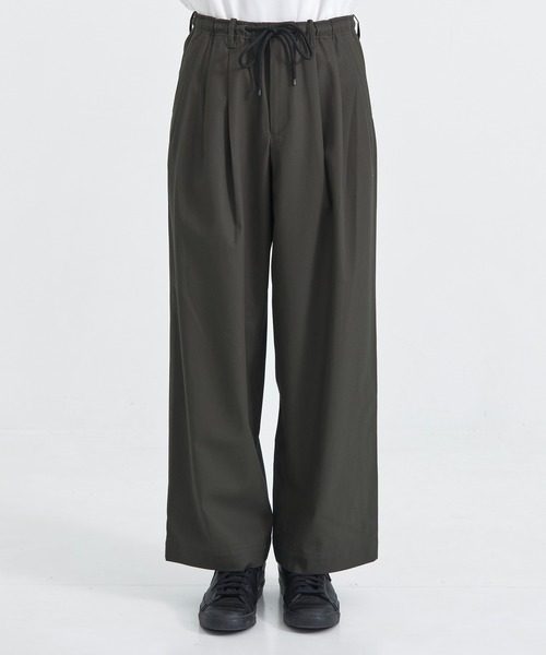 MARKAWARE/マーカウェア】別注 TRIPLE PLEATED WIDE TROUSERS