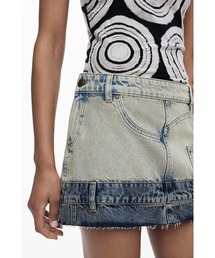 Desigual | ダブルウエストミニスカート(デニムスカート)