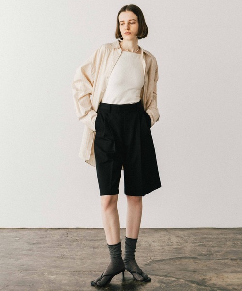 CREDONA(クレドナ)の「THE SHIRT/シャツ(シャツ/ブラウス・レディース・オレンジ/ホワイト/ブルー・FREE)」の12枚目の写真