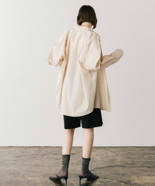 CREDONA(クレドナ)の「THE SHIRT/シャツ(シャツ/ブラウス・レディース・オレンジ/ホワイト/ブルー・FREE)」の14枚目の写真