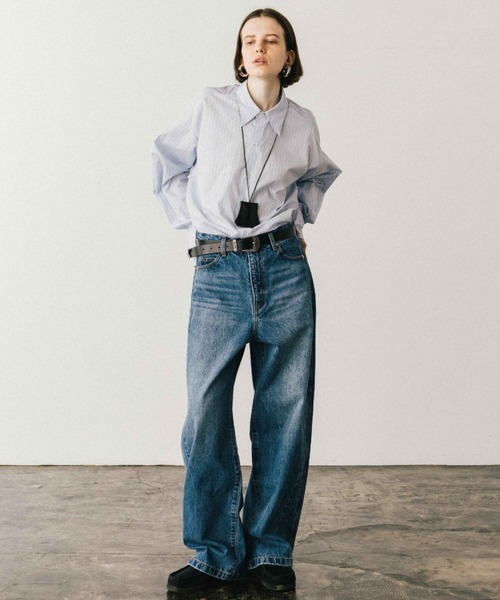 CREDONA(クレドナ)の「THE SHIRT/シャツ(シャツ/ブラウス・レディース・オレンジ/ホワイト/ブルー・FREE)」の19枚目の写真