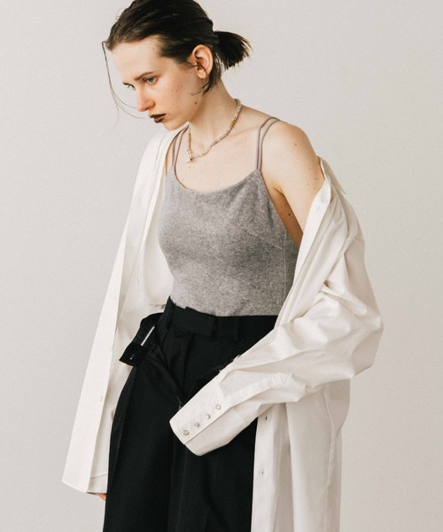 CREDONA(クレドナ)の「THE SHIRT/シャツ(シャツ/ブラウス・レディース・オレンジ/ホワイト/ブルー・FREE)」の5枚目の写真