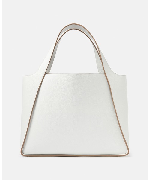 STELLA McCARTNEY(ステラマッカートニー)の「Stella Logo Grainy Alter Mat Tote Bag / ステラ ロゴ グレイン オルターマット トートバッグ(トートバッグ・レディース・ホワイト・ONE SIZE)」の3枚目の写真
