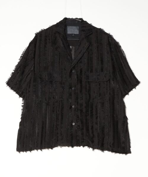 GEN_DAI（ゲンダイ）の「GEN_DAI/ゲンダイ/FRINGE OPEN SHIRT（シャツ/ブラウス・メンズ・ブラック・0/1）」の3枚目の写真