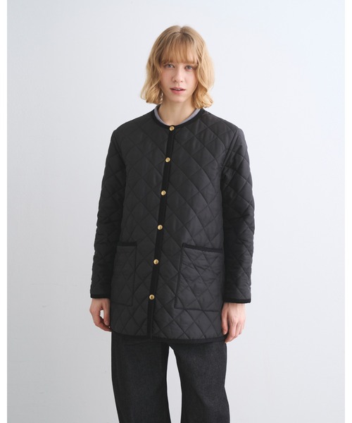 Traditional Weatherwear(トラディショナルウェザーウェア)の「ARKLEY A-LINE MIDDLE(ダウンジャケット/コート・レディース・ブラック/アイボリー/ネイビー・32/34/36)」の1枚目の写真