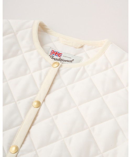 Traditional Weatherwear(トラディショナルウェザーウェア)の「ARKLEY A-LINE MIDDLE(ダウンジャケット/コート・レディース・ブラック/アイボリー/ネイビー・32/34/36)」の5枚目の写真