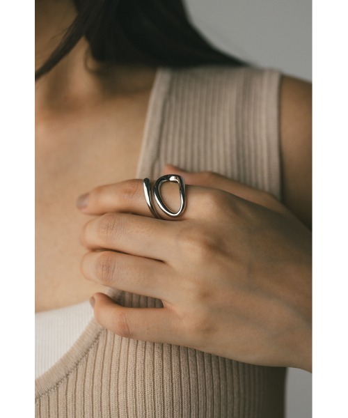 STYLEMIXER（スタイルミキサー）の「アートラインリング（リング・レディース・ゴールド/シルバー・FREE）」の3枚目の写真