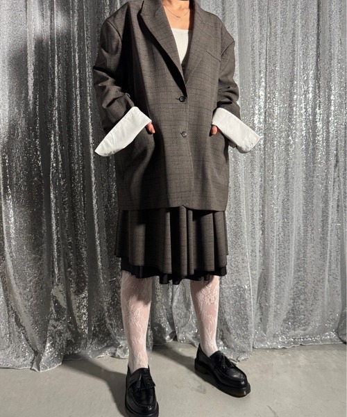 PROVOKE (プロヴォーク)の「DAD TAILOR JACKET(テーラードジャケット・レディース・ブラウン・FREE)」の5枚目の写真
