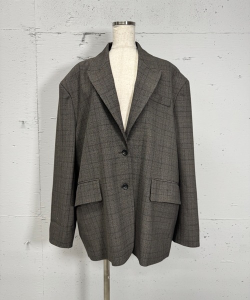 PROVOKE (プロヴォーク)の「DAD TAILOR JACKET(テーラードジャケット・レディース・ブラウン・FREE)」の7枚目の写真