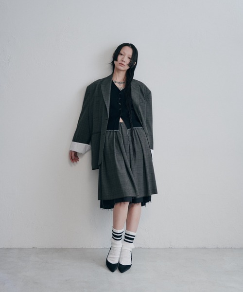 PROVOKE (プロヴォーク)の「DAD TAILOR JACKET(テーラードジャケット・レディース・ブラウン・FREE)」の3枚目の写真