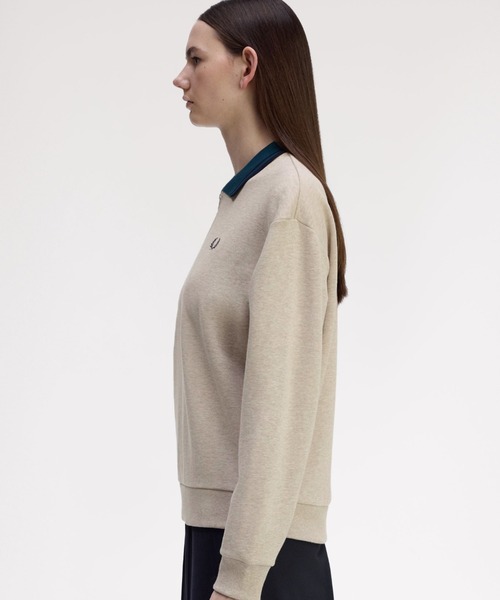 FRED PERRY（フレッドペリー）の「Zip Neck Collar Sweatshirt／ジップ