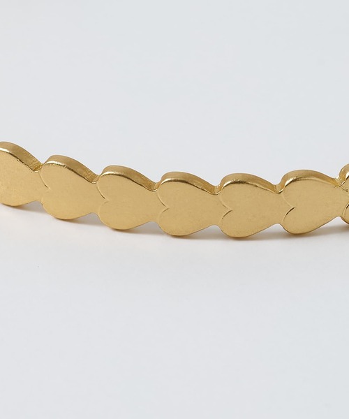 collex（コレックス）の「【Ljud/ユード】ハートブラスバングル（バングル/リストバンド・レディース・ゴールド/シルバー・フリー）」の13枚目の写真