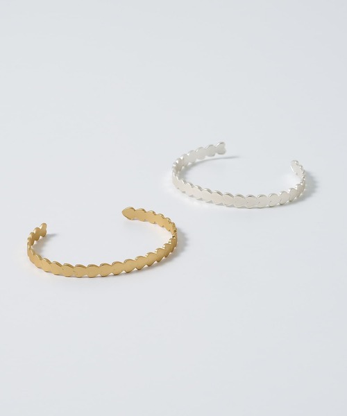 collex（コレックス）の「【Ljud/ユード】ハートブラスバングル（バングル/リストバンド・レディース・ゴールド/シルバー・フリー）」の3枚目の写真