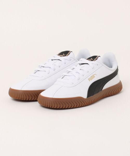 PUMA(プーマ)の「【PUMA】PUMA CLUB カイザー(スニーカー・メンズ・ホワイト×ブラック・25.0cm/25.5cm/26.0cm/26.5cm/27.0cm/27.5cm/28.0cm)」の1枚目の写真