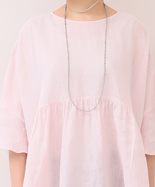 追加》60リネン ギャザープル（シャツ/ブラウス）｜JOURNAL STANDARD