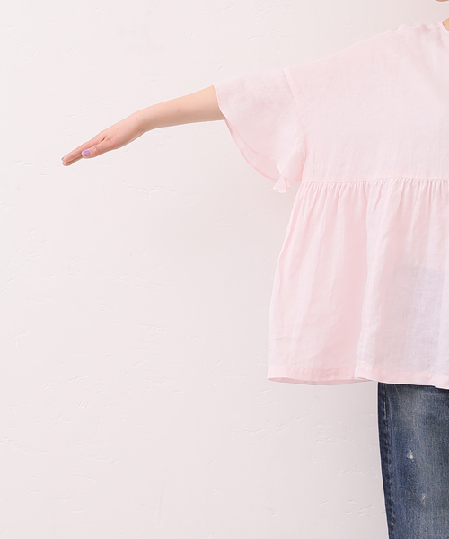 追加》60リネン ギャザープル（シャツ/ブラウス）｜JOURNAL STANDARD